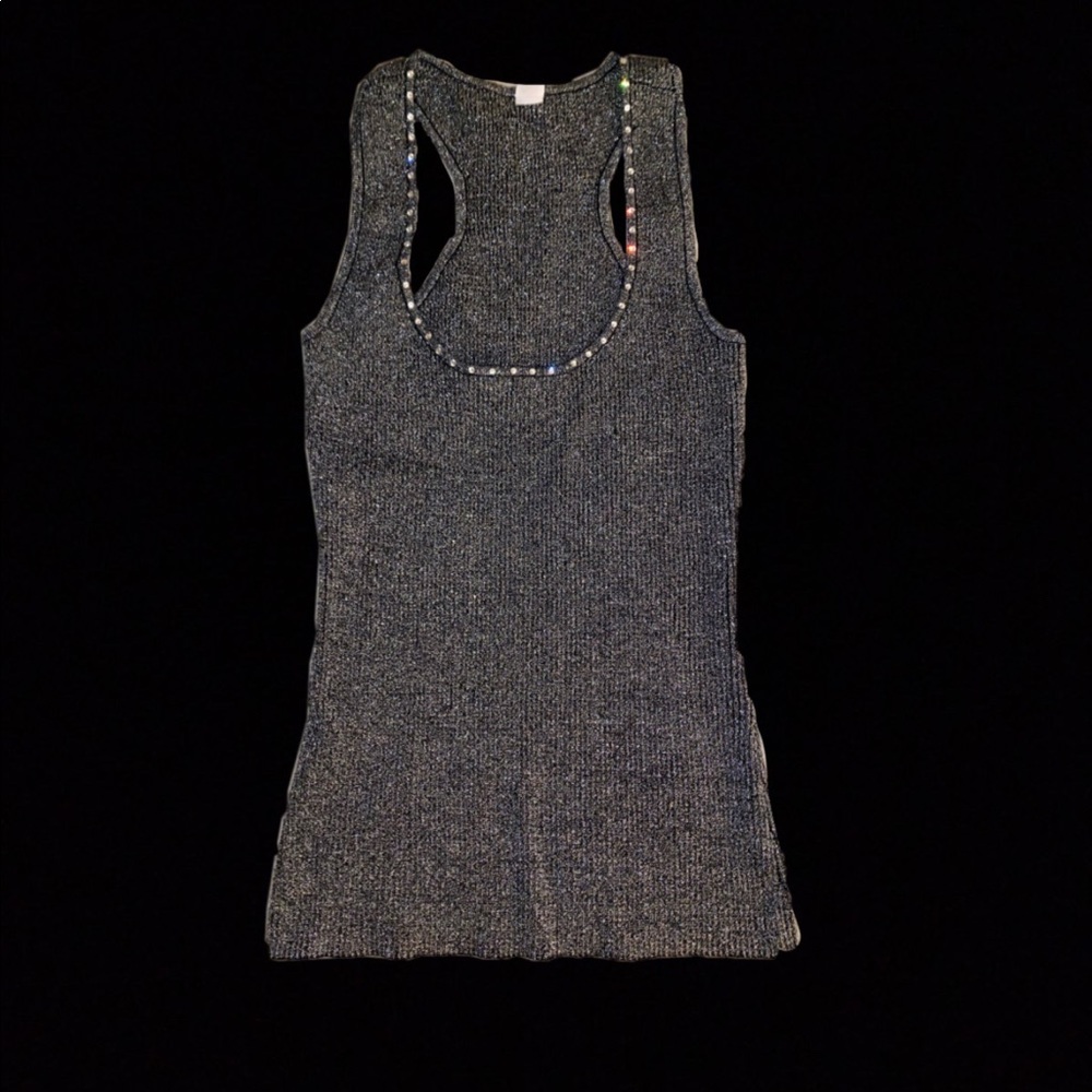 Y2k silver anemone tank top! ❤️‍🔥